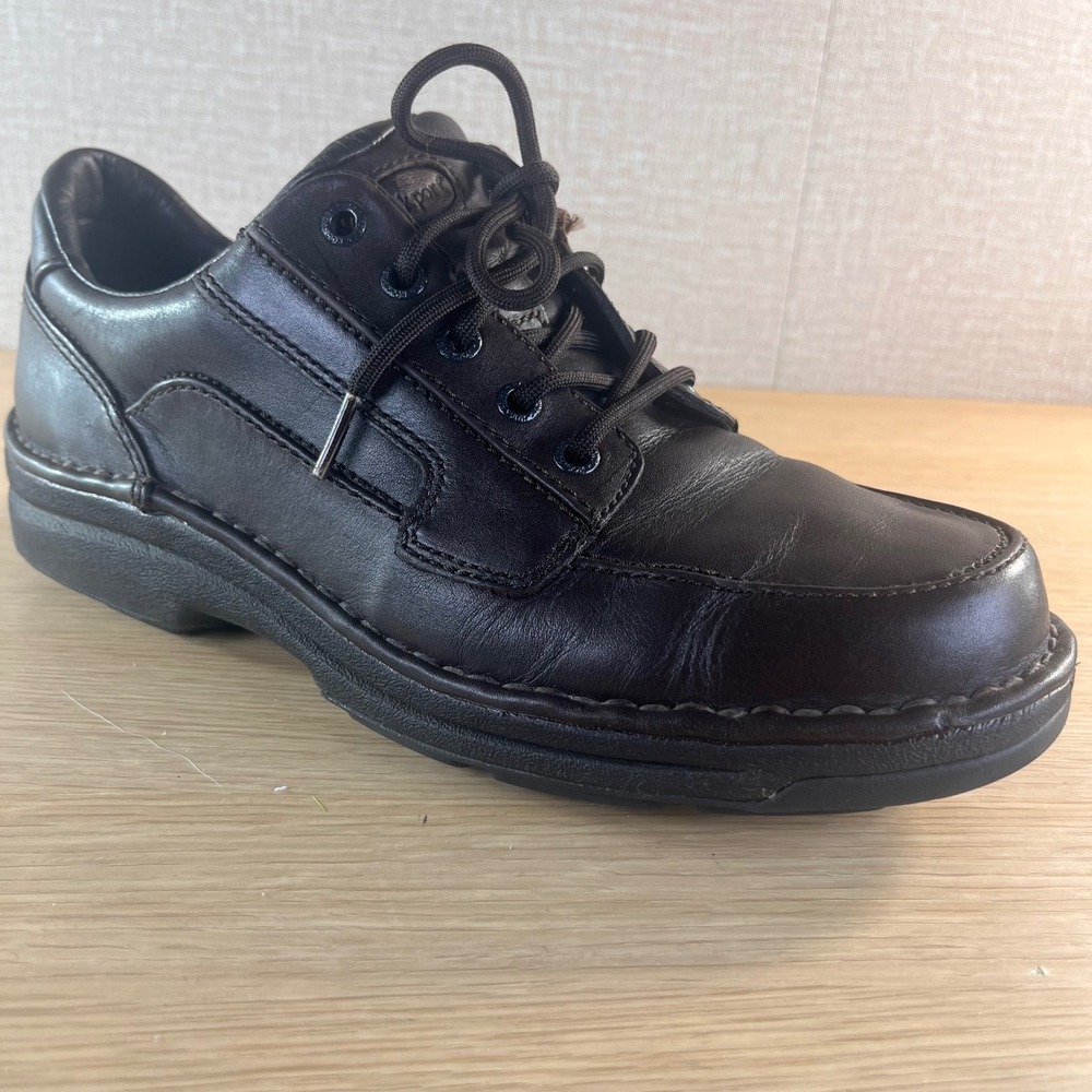 Rockport Mens APM75013 Brown Leather Powered by DMX Walking Shoes 9.5 W